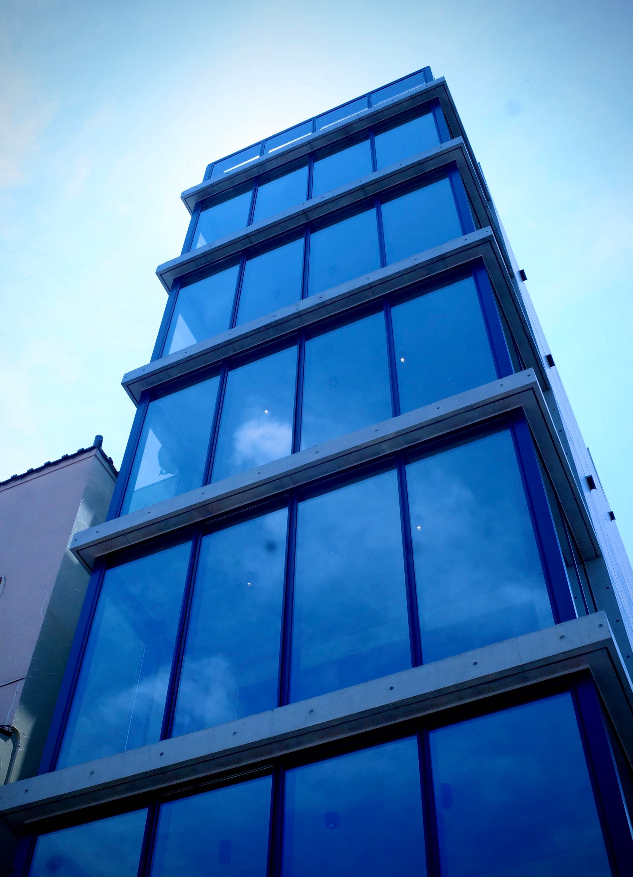A closeup of the OSA building from outside